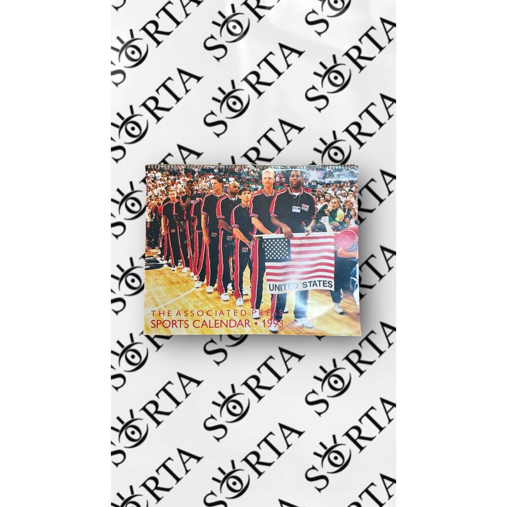 Vintage 1993 The Associated Press United States Sports Large Calendar RARE